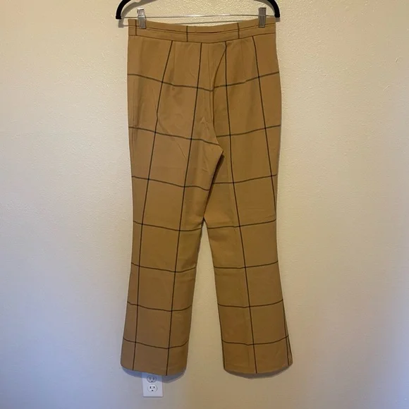 Anthropologie Sable Windowpane Trousers Size 6 Office Wear Professional EUC - Picture 6 of 9